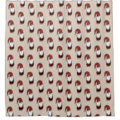 Holiday Tomte Shower Curtain Douchegordijn (Voorkant)