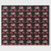 Holiday Tractor wrapping paper Cadeaupapier (Vlak)
