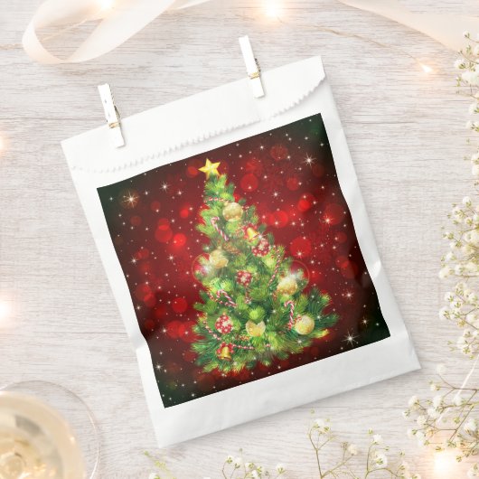 Holiday Treat Favor Bag Bedankzakje (Geknipt)