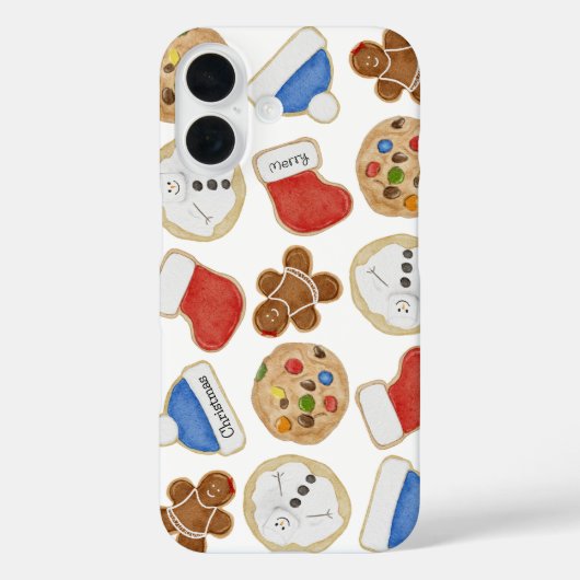 Holiday Treats Christmas Cookies Gingerbread Lady Case-Mate iPhone Case (Achterkant)