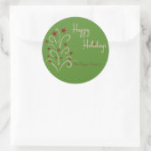 Holiday Tree Gift Label - Aanpassen (Tas)