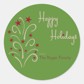 Holiday Tree Gift Label - Aanpassen
