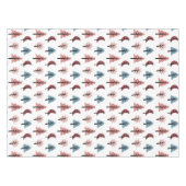 Holiday Tree Pattern Cookie Cutter Kerstmis Tafelkleed (Voorkant (Horizontaal))