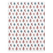 Holiday Tree Pattern Cookie Cutter Kerstmis Tafelkleed (Voorkant)