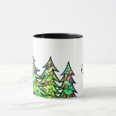 Holiday Trees Coffee Mok (Midden)