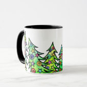 Holiday Trees Coffee Mok (Voorkant links)