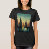 Holiday Trees Design T-shirt (Voorkant)