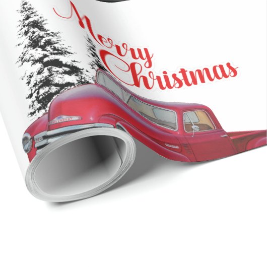 Holiday Truck Cadeaupapier (Rol Hoek)