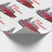 Holiday Truck Cadeaupapier (Hoek)