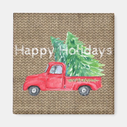 Holiday  Truck Magnet (Voorkant)