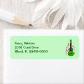 Holiday Ukulele met Nota's en Sterren Etiket (Insitu)