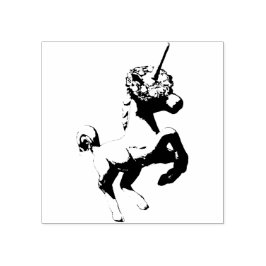 "Holiday Unicorn" Xmas Rubber Stamp (Rechts-onder) Rubberstempel