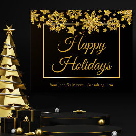 Holiday van Prettige feestdagen bedrijf Poster