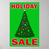 HOLIDAY-VERKOOP - DETAILHANDEL POSTER (Voorkant)