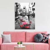 HOLIDAY VERKOOP! Times Square Black White Canvas Afdruk (Insitu (Woonkamer))