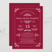 HOLIDAY  | VERZOEKEN VAN PARTIJEN VAN VANDAAG KAART (Voorkant / Achterkant)