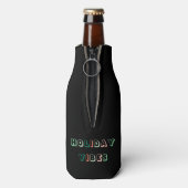 Holiday Vibes Black Bottle Cooler (Fles Achterkant)