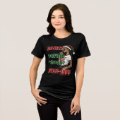 Holiday Vibes Tri-Blend Shirt (Voorkant volledig)