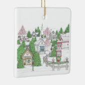 Holiday Village Keramisch Ornament (Rechts)