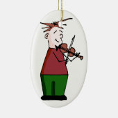 Holiday Violin Guy Ornament (Rechts)