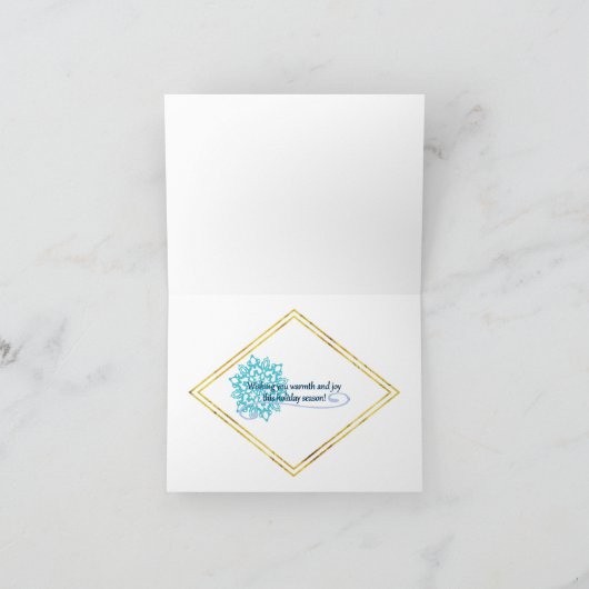 Holiday Warmth Bedankkaart (Binnen)