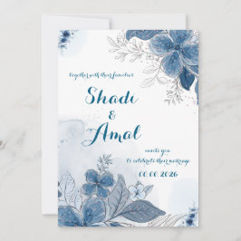 Holiday Wedding Announcements Feestdagenkaart