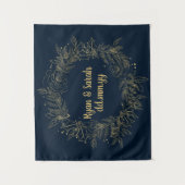 Holiday Wedding Backdrop, decemberbruiloft Wandkleed (Voorkant)