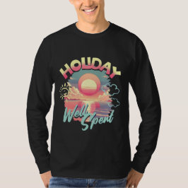Holiday Well Spent Sunset T-shirt ontwerp