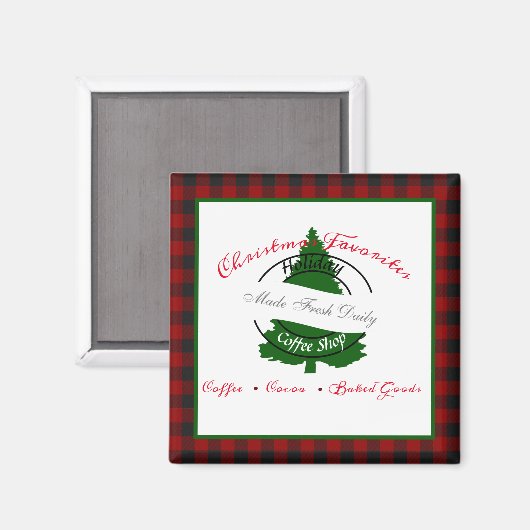 Holiday-werkbord magneet (Voorkant / Achterkant)