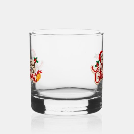 Holiday Whiskey Glass Set – Merry & Bright Barware Whisky Glas (Rechts)