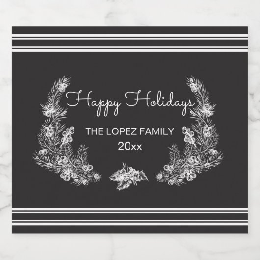 Holiday White Pine Bier Etiket (Enkel label)