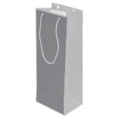 Holiday Wine Gift Bag – Cheerful Christmas Design Wijn Cadeautas (Achterkant Gekanteld)