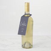 Holiday wint kerstflesje met Labels (Schuin)