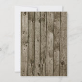 Holiday Winter Forest Deer Woodland Save the Date (Achterkant)