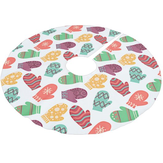 Holiday Winter Mittens Kerstboom Rok (Gekanteld)