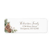 Holiday Winter Return Label (Voorkant)