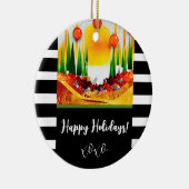 Holiday within the Pines! Keramisch Ornament (Rechts)