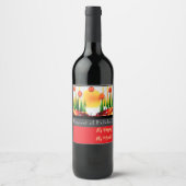 Holiday within the Pines! Wijn Etiket (Voorkant)