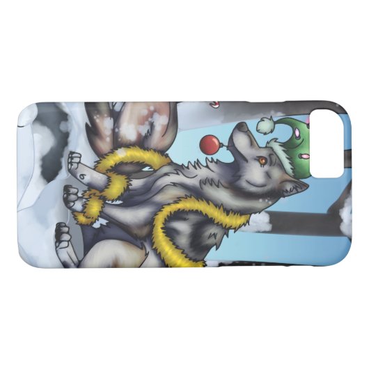 Holiday Wolves Case-Mate iPhone Case (Achterkant (Horizontaal))