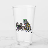 Holiday Wolves Glas (Voorkant)