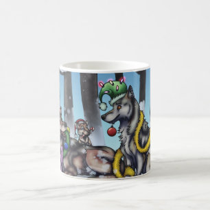 Holiday Wolves Koffiemok