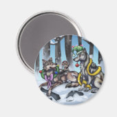 Holiday Wolves Magneet (Voorkant / Achterkant)