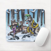 Holiday Wolves Muismat (Met muis)