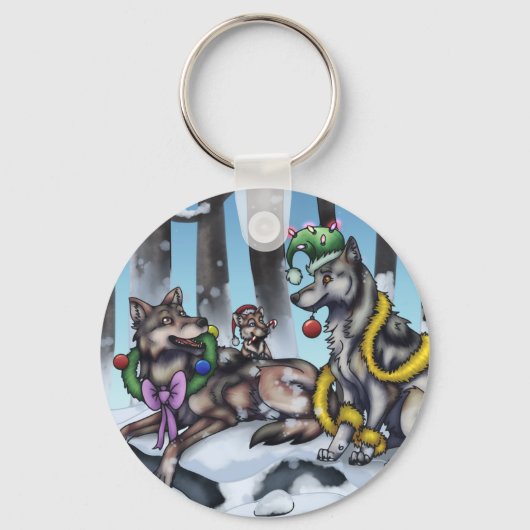 Holiday Wolves Sleutelhanger (Voorkant)