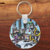 Holiday Wolves Sleutelhanger (Voorkant)