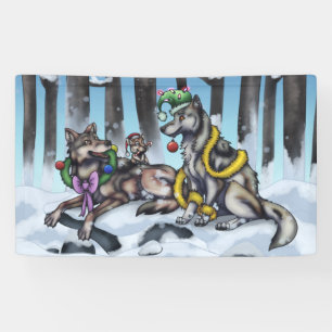 Holiday Wolves Spandoek