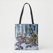 Holiday Wolves Tote Bag (Voorkant)