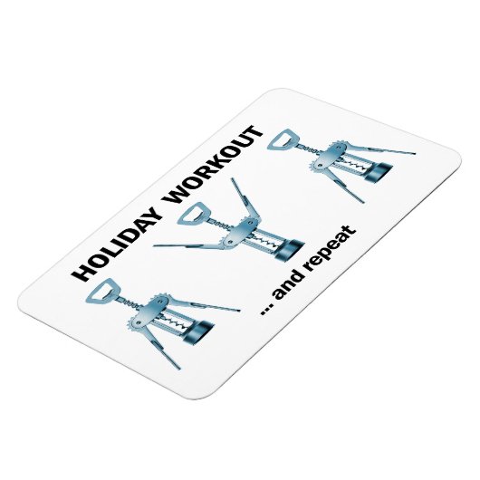 Holiday Workout Magneet (Linkerzijde)