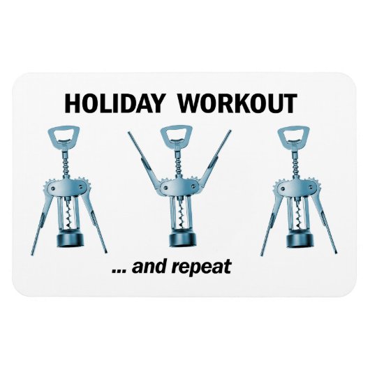 Holiday Workout Magneet (Horizontaal)