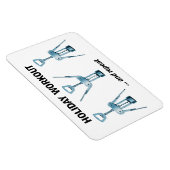 Holiday Workout Magneet (Rechterzijde)